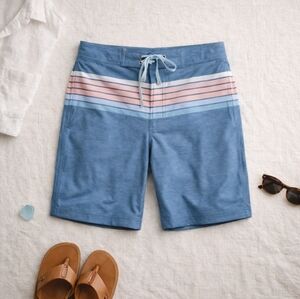 Southern Tide Valencia Stripe Cocotex® Swim Trunks XL | Style 8896 Velcro Pocket